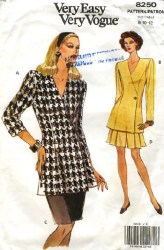8250 SO EZ VOG ASYMMETRIC TOP. SKIRT, SHORTS PATTERN 8-12